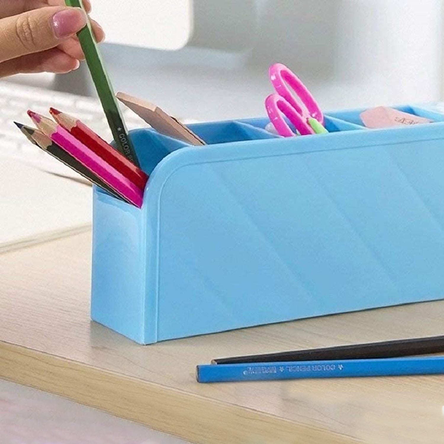 Multipurpose 4 Compartment Pen Holder Office Desktop (1 Pc) Multipurpose 4 Compartment Pen Holder Office Desktop (1 Pc)